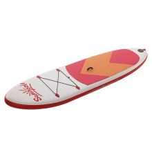 Prancha de surfe em malha de concha longa prancha SUP confortável para pés e agulhas redondas flexíveis e propulsor de surfe